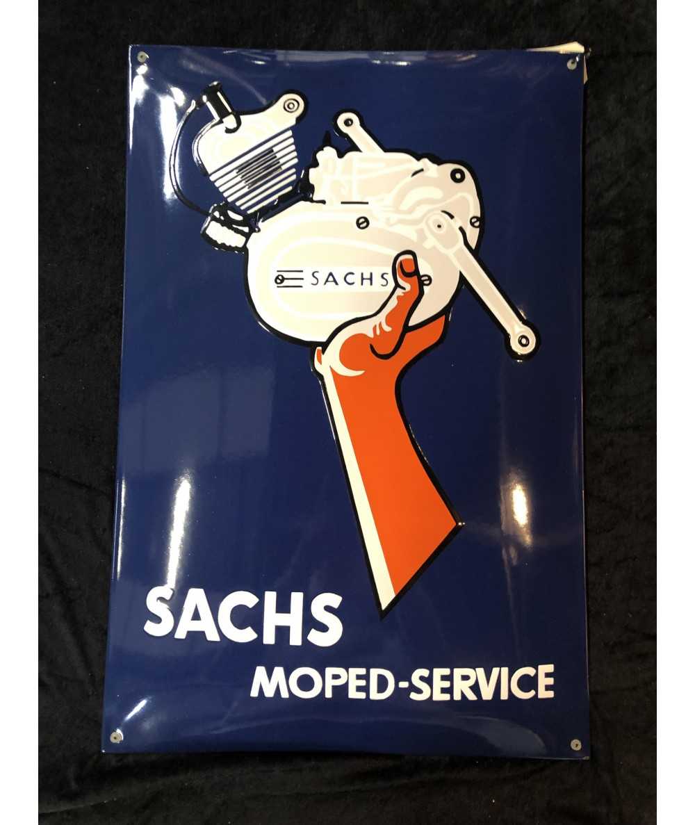 SACHS MOPED_SERVICE Emaljeskilt 40 x 60 m Emaljehuset