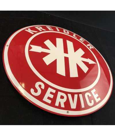 Kreidler Service Emaljeskilt ø 50 cm Emaljehuset