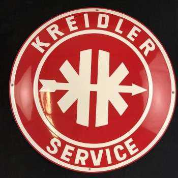 Kreidler Service Emaljeskilt ø 50 cm Emaljehuset
