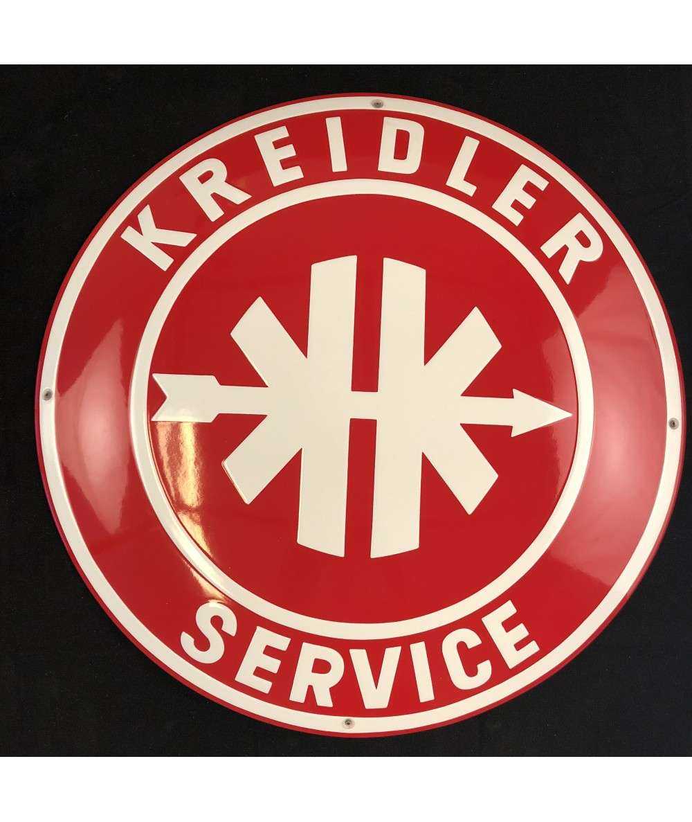 Kreidler Service Emaljeskilt ø 50 cm Emaljehuset