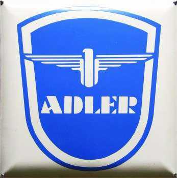 Adler Emaljeskilt 40 x 40 cm Emaljehuset