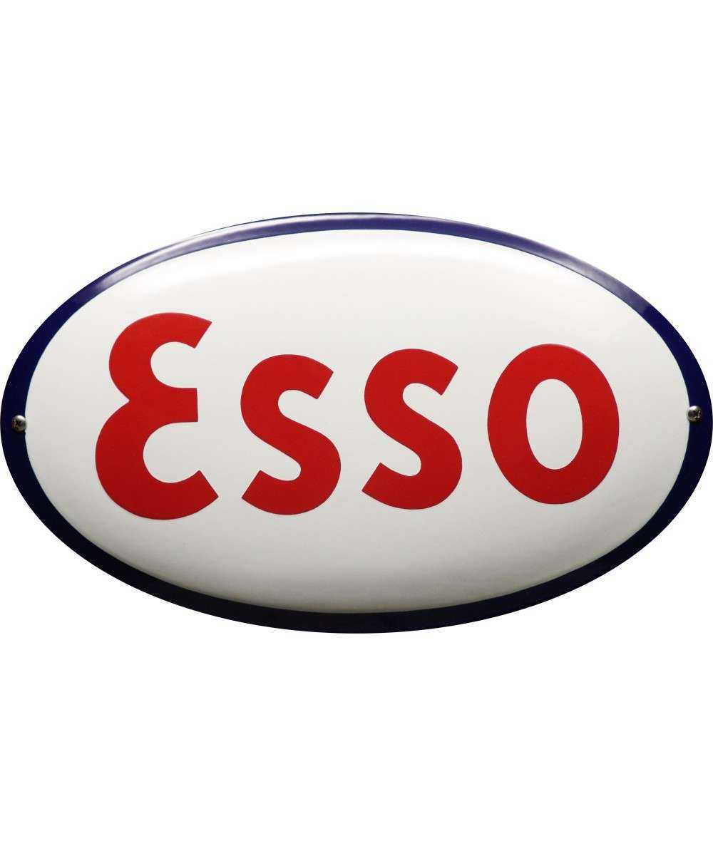 Esso Emaljeskilt 36 x 22 cm Emaljehuset