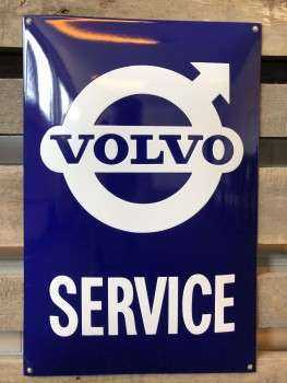 VOLVO SERVICE Emaljeskilt 40 x 60 cm Emaljehuset
