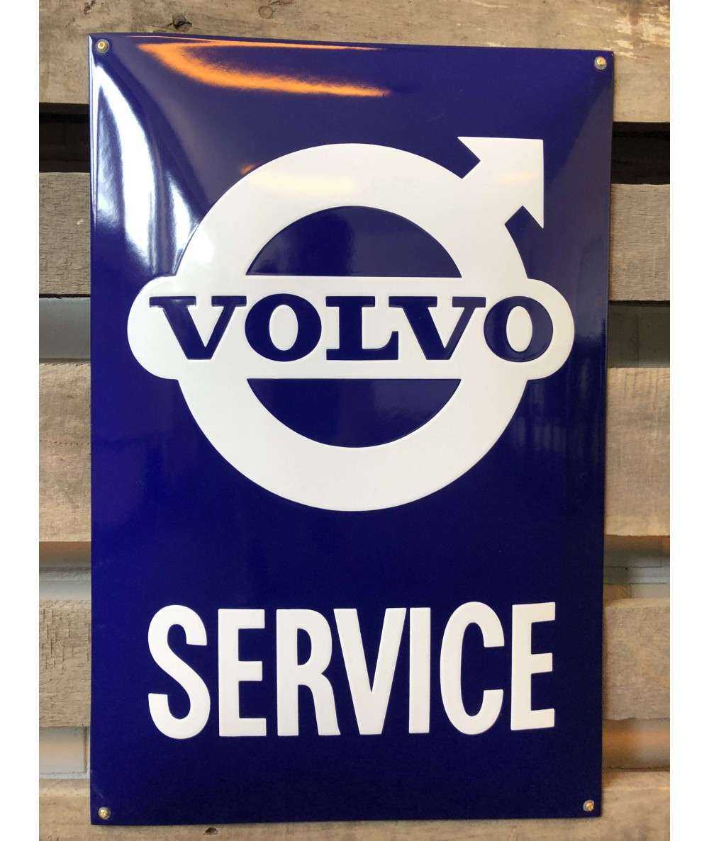 VOLVO SERVICE Emaljeskilt 40 x 60 cm Emaljehuset