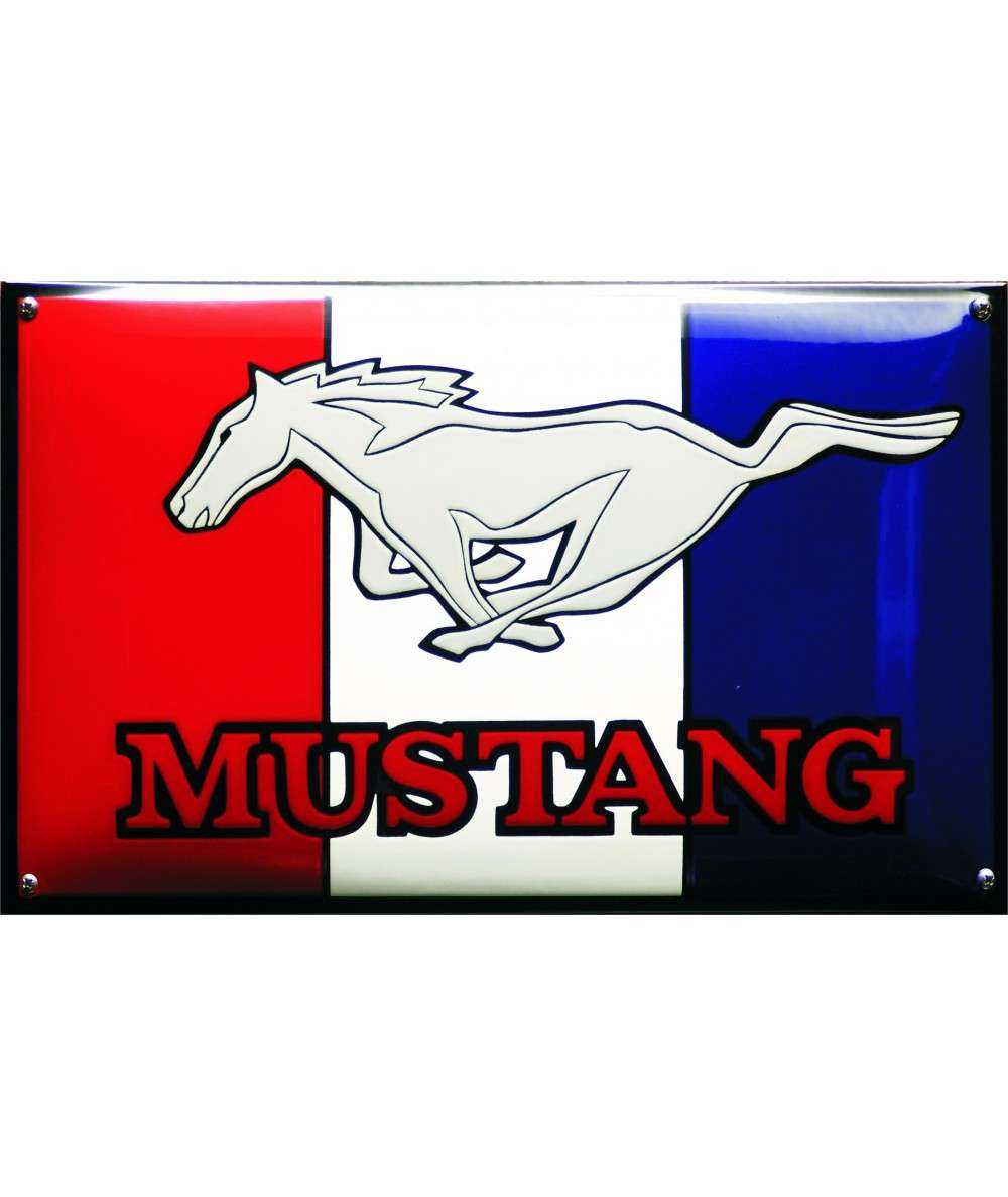 Mustang Emaljeskilt 50 x 30 cm Emaljehuset