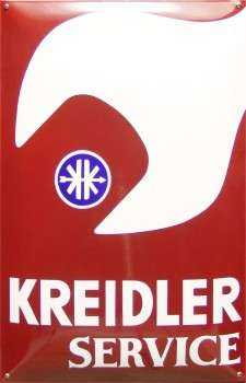 Kreidler Service Emaljeskilt 40 x 60 m Emaljehuset