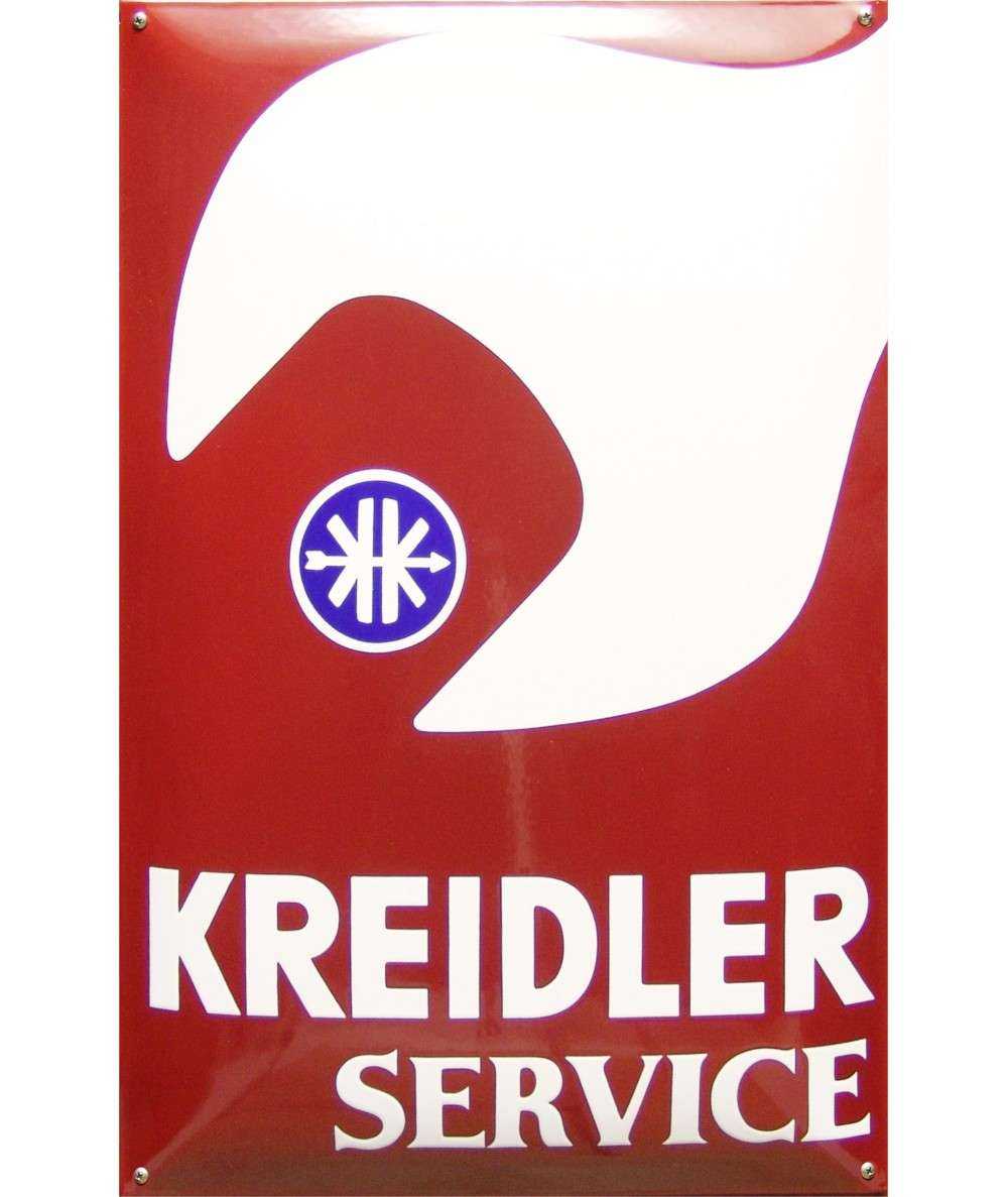 Kreidler Service Emaljeskilt 40 x 60 m Emaljehuset