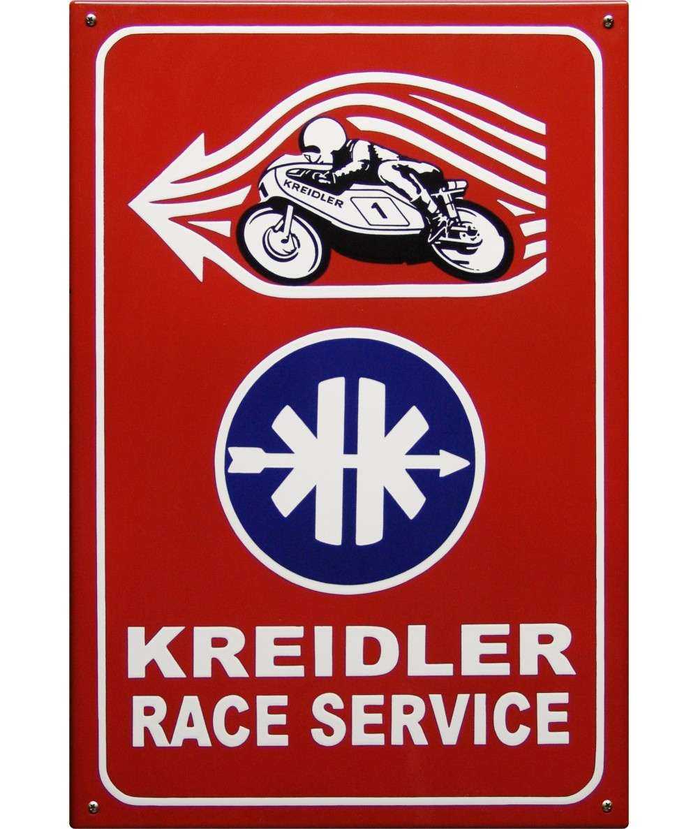 Kreidler Race Service Emaljeskilt 40 x 60 m Emaljehuset