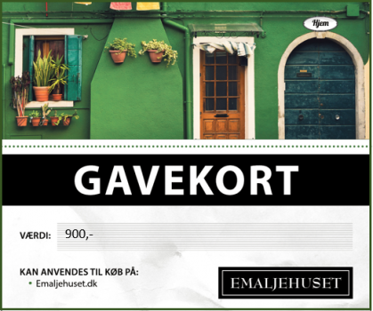 Gavekort 900,- Kr. Emaljehuset