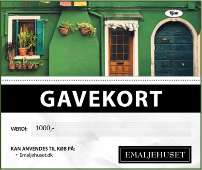 Gavekort 1000,- Kr. Emaljehuset