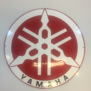 YAMAHA Emaljeskilt Ø 50 cm Emaljehuset