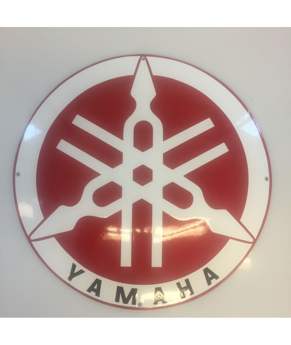 YAMAHA Emaljeskilt Ø 50 cm Emaljehuset
