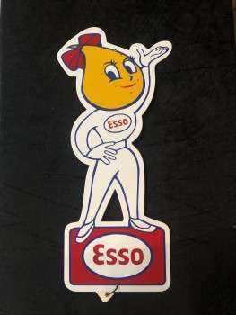 Esso Pige 36 x 80 cm Emaljehuset