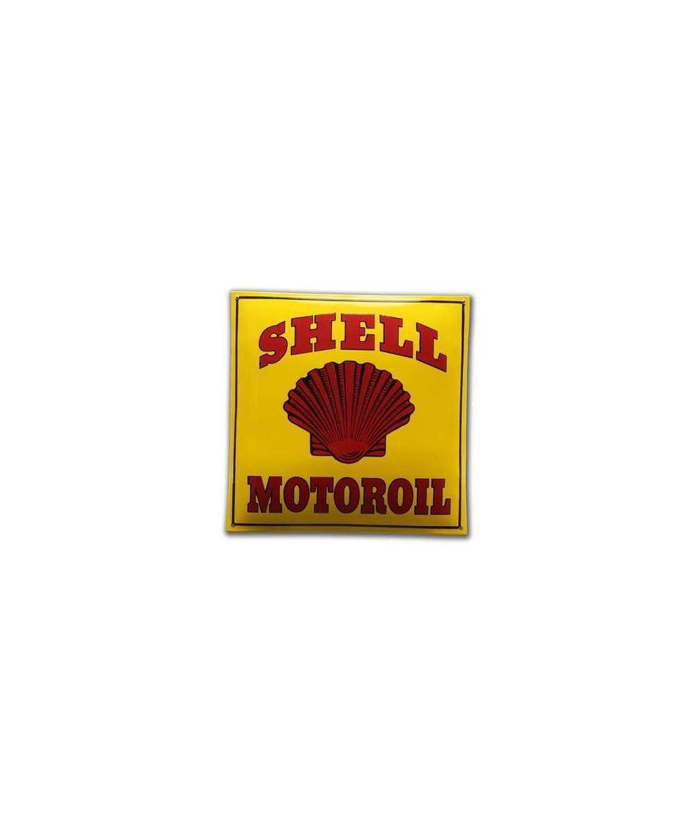 Shell motoroil Emaljeskilt 45 x 45 cm cm Emaljehuset