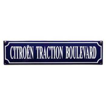 Citroén Traction Boulevard 33 x 8 cm Emaljehuset