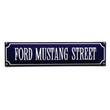 Ford Mustang Street 33 x 8 cm Emaljehuset