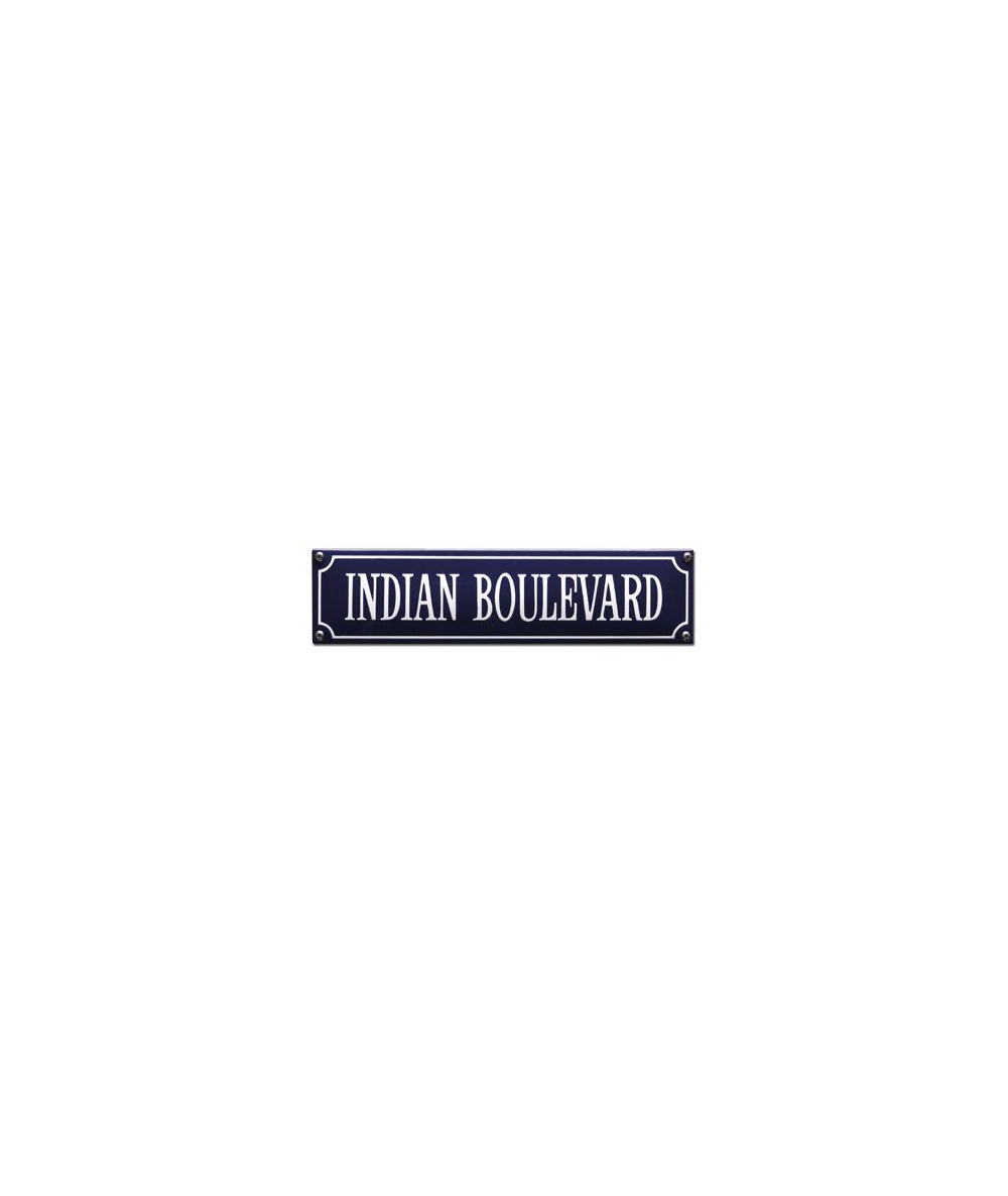 Indian Boulevard 33 x 8 cm Emaljehuset