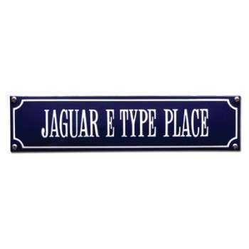 Jaguar E Type Place 33 x 8 cm Emaljehuset