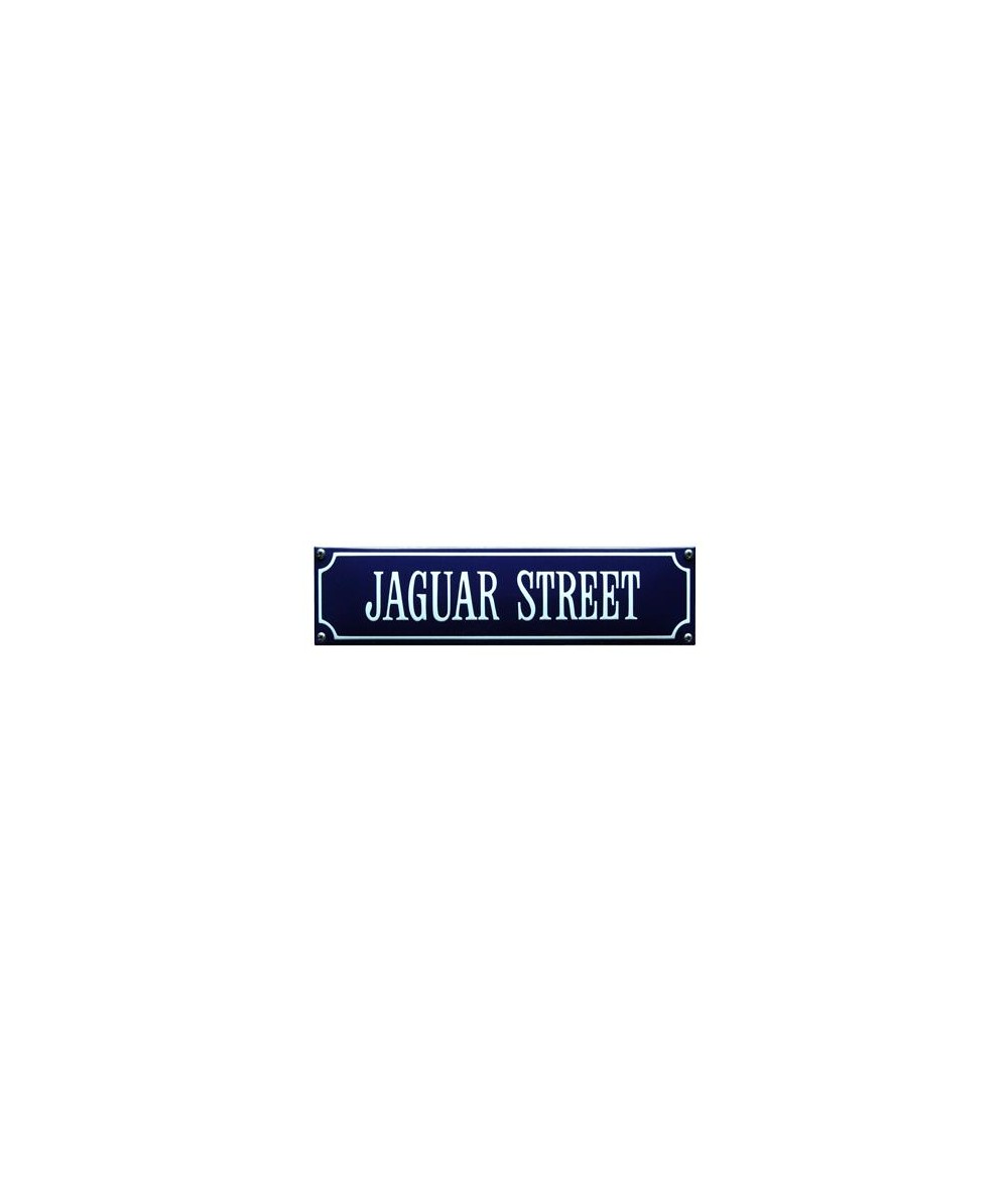 Jaguar Street 33 x 8 cm Emaljehuset