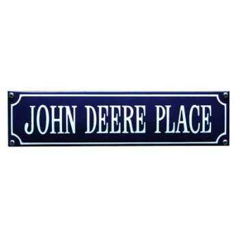 John Deere Place 33 x 8 cm Emaljehuset