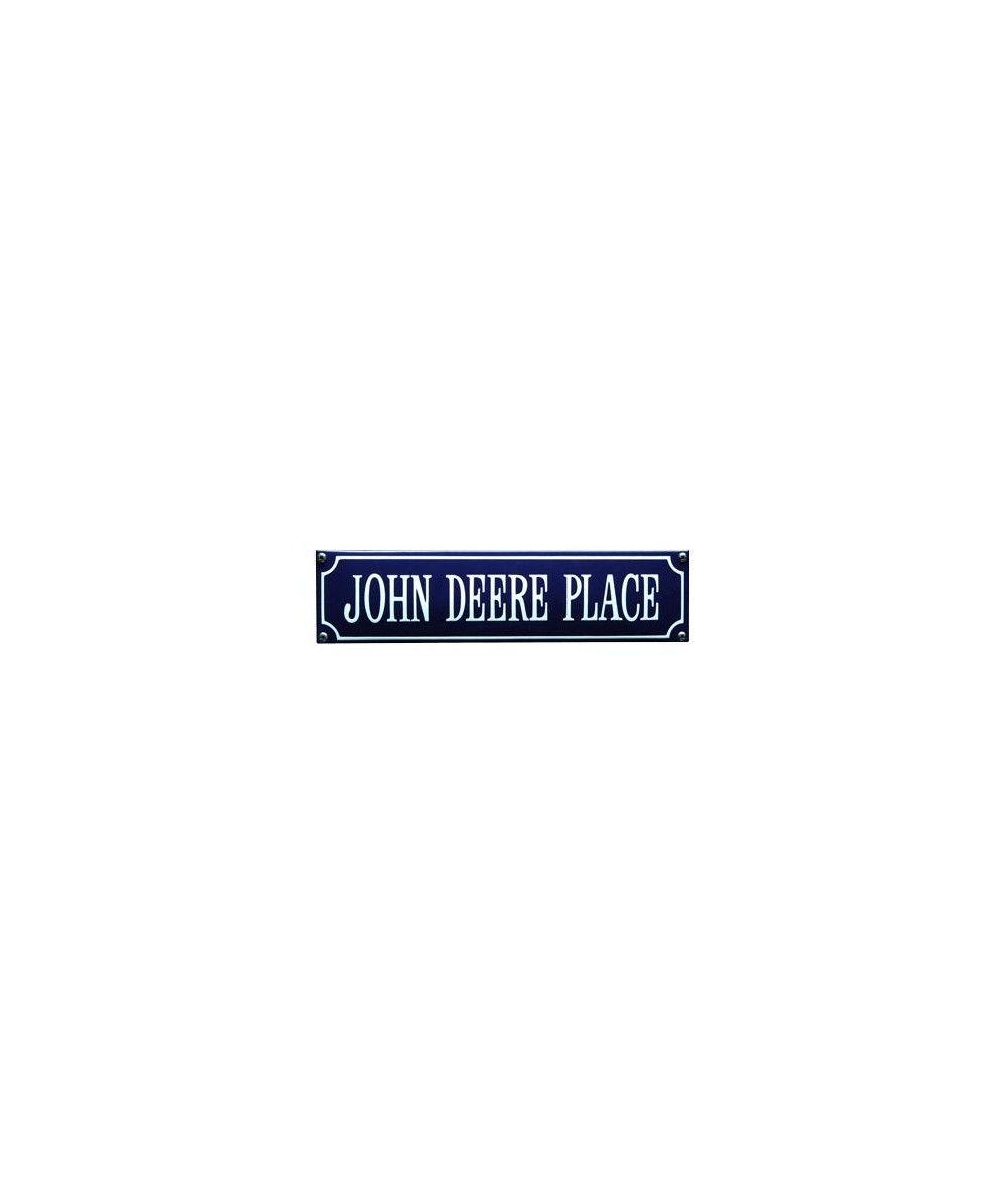 John Deere Place 33 x 8 cm Emaljehuset