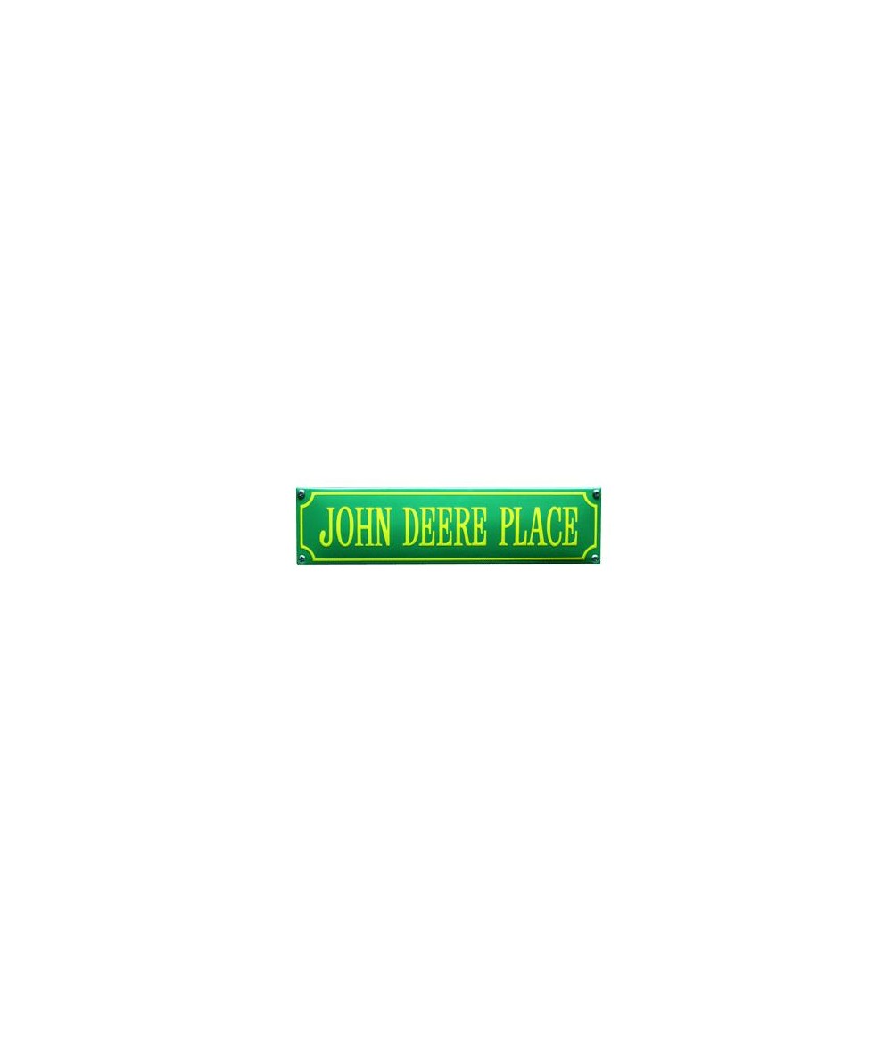 John Deere Place Grøn 33 x 8 cm Emaljehuset