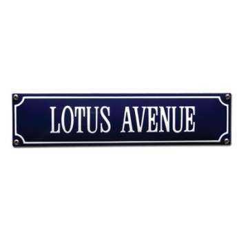 Lotus Avenue 33 x 8 cm Emaljehuset