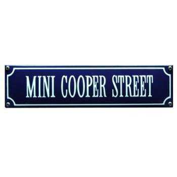 Mini Cooper Street 33 x 8 cm Emaljehuset