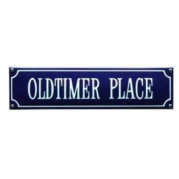 Oldtimer Place 33 x 8 cm Emaljehuset