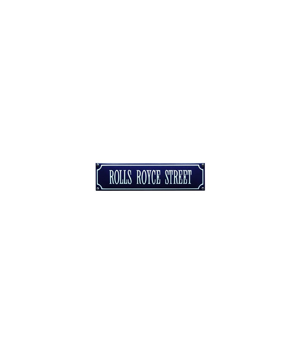 Rolls Royce Street 33 x 8 cm Emaljehuset