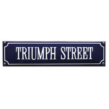 Triumph Street 33 x 8 cm Emaljehuset