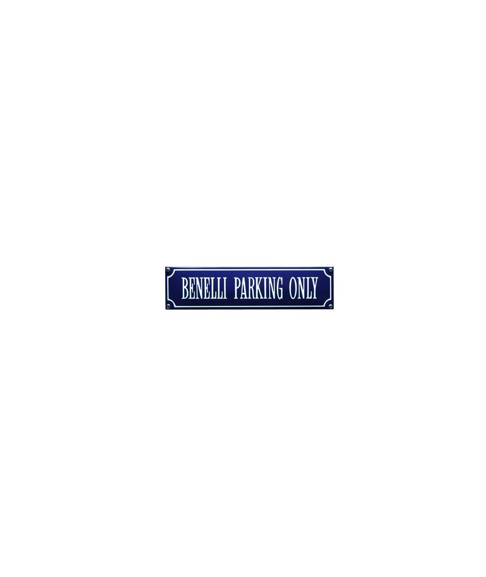 Benelli Parking Only 33 x 8 cm Emaljehuset