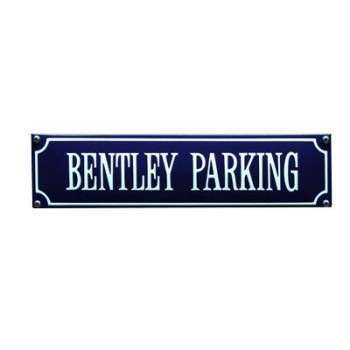 Bentley Parking 33 x 8 cm Emaljehuset