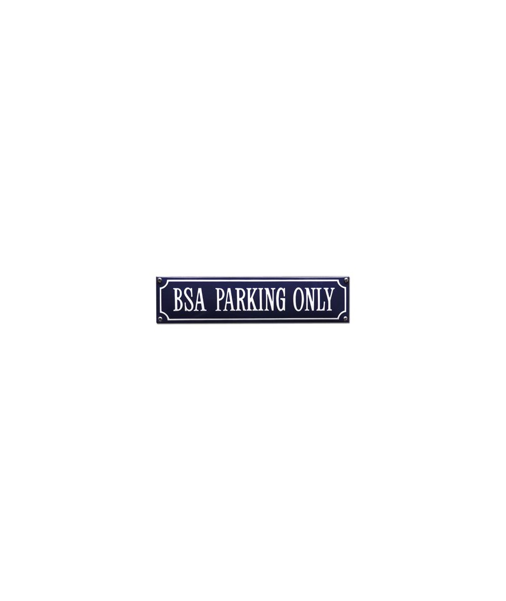 BSA Parking Only 33 x 8 cm Emaljehuset