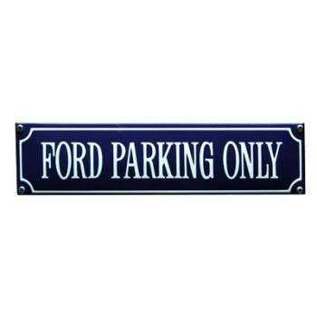Ford Parking Only 33 x 8 cm Emaljehuset