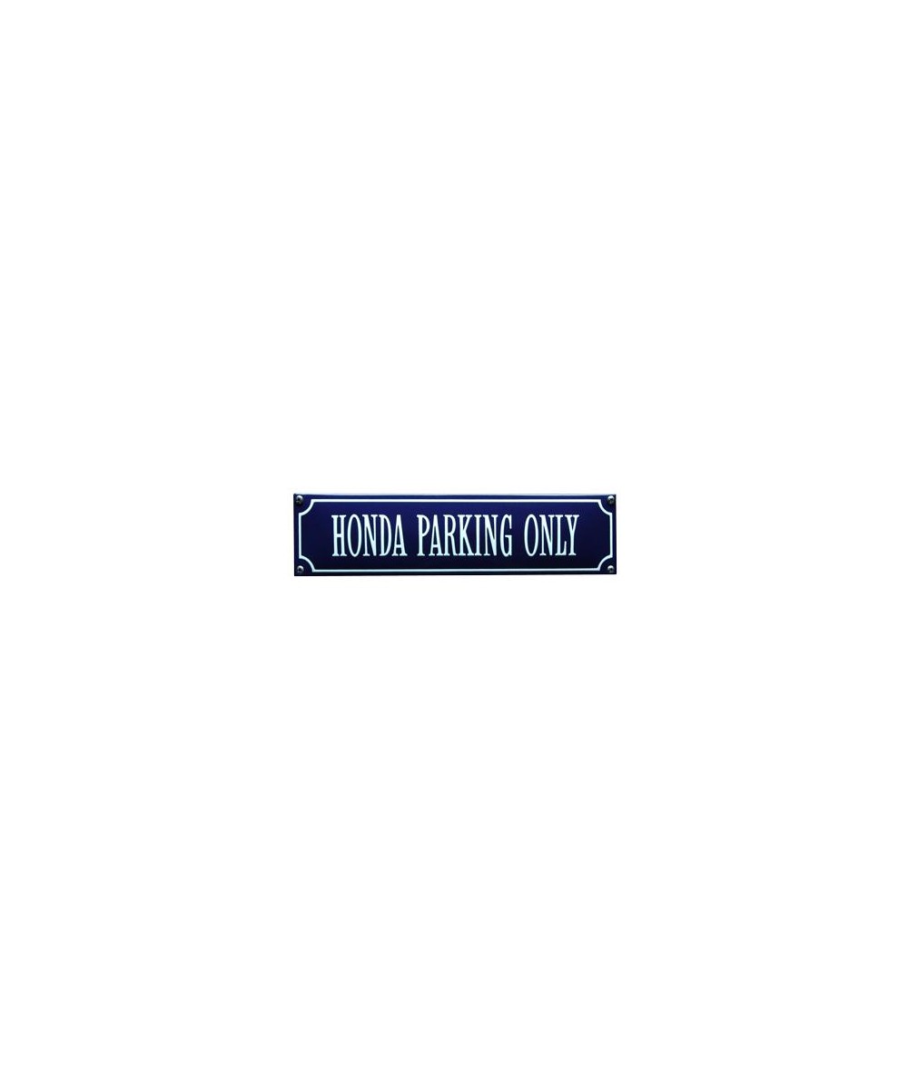 Honda Parking Only 33 x 8 cm Emaljehuset