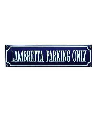 Lambretta Parking Only 33 x 8 cm