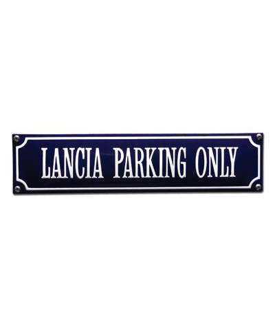 Lancia Parking Only 33 x 8 cm