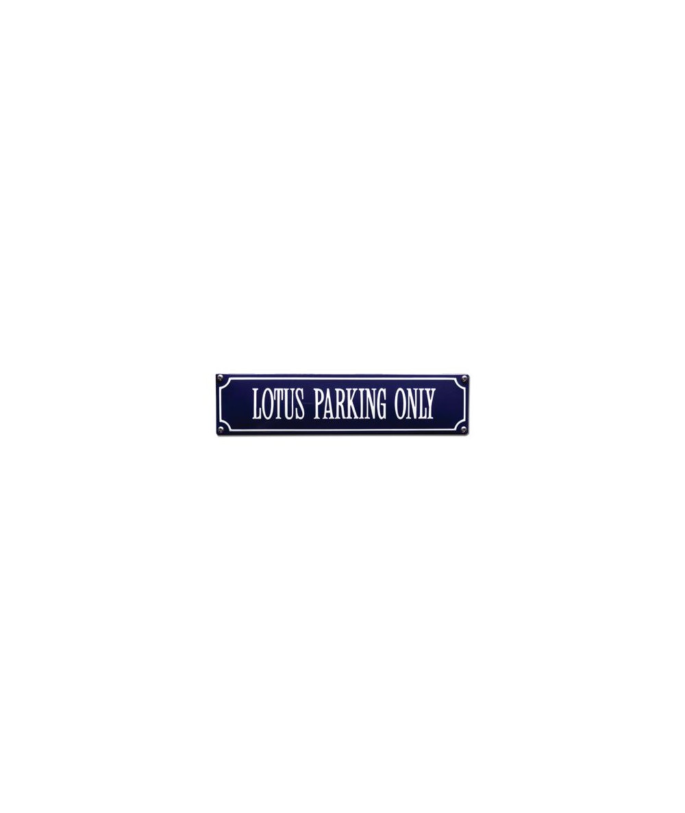 Lotus Parking Only 33 x 8 cm Emaljehuset