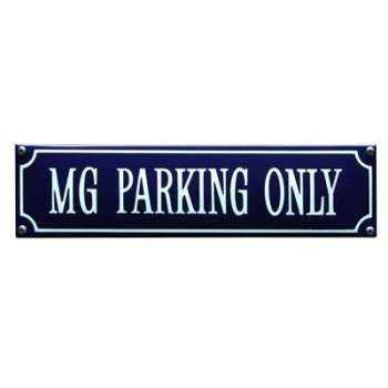 MG Parking Only 33 x 8 cm Emaljehuset