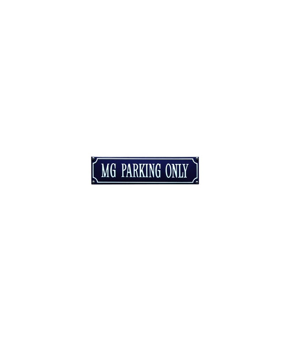 MG Parking Only 33 x 8 cm Emaljehuset