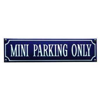 Mini Parking Only 33 x 8 cm Emaljehuset