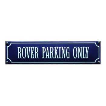 Rover Parking Only 33 x 8 cm Emaljehuset