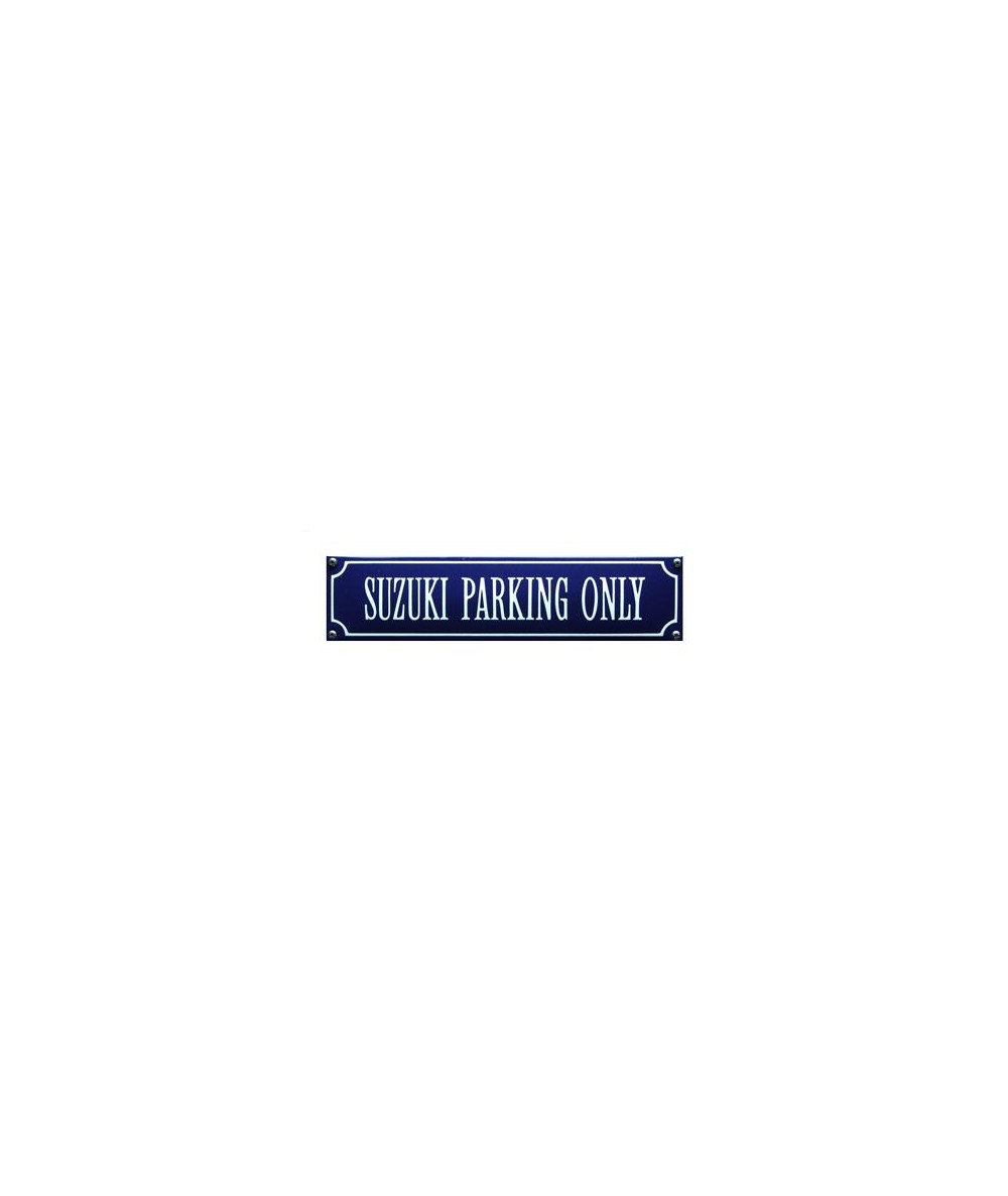 Suzuki Parking Only 33 x 8 cm Emaljehuset