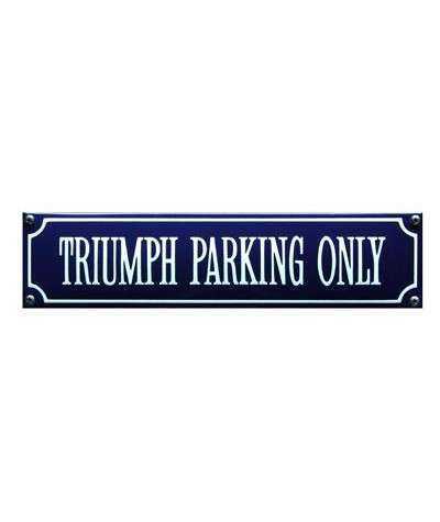 Triumph Parking Only 33 x 8 cm