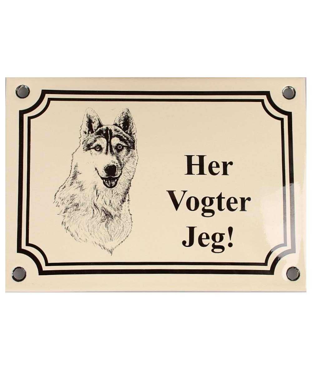 Husky 14 x 10 cm Emaljehuset