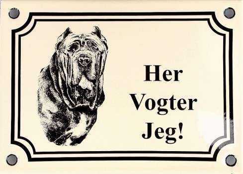 Mastiff 14 x 10 cm Emaljehuset