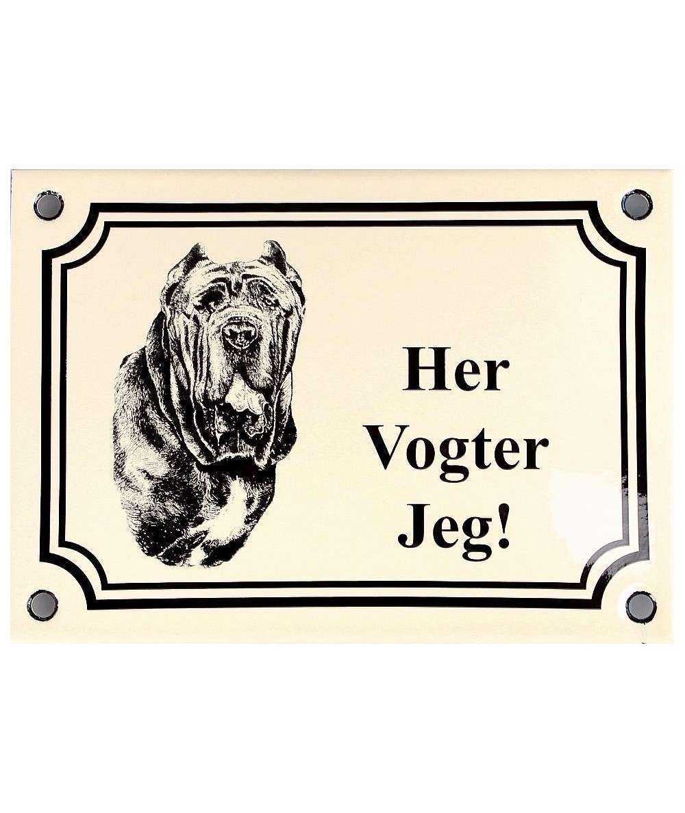 Mastiff 14 x 10 cm Emaljehuset