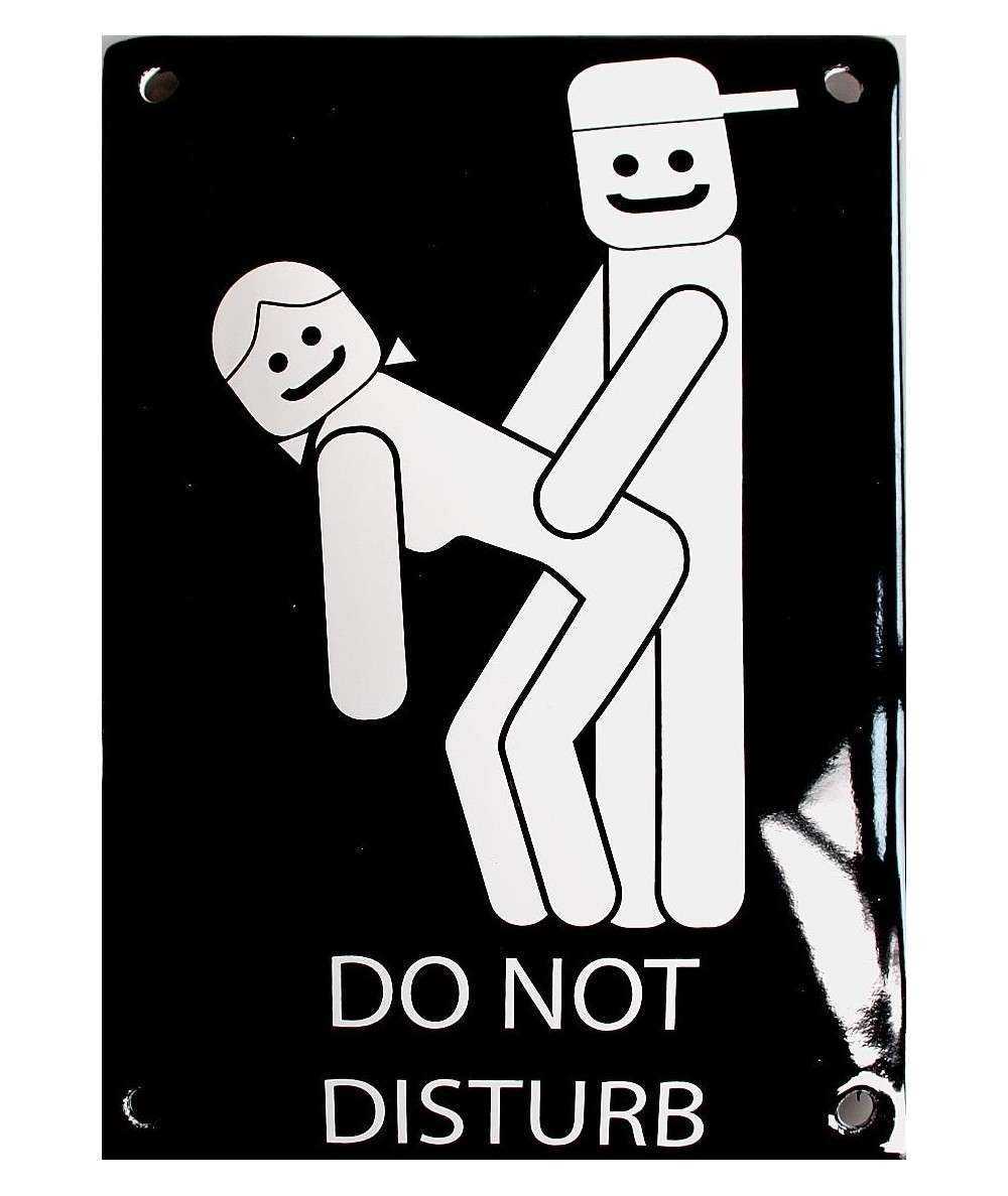 Do not disturb 10 x 14 cm Emaljehuset