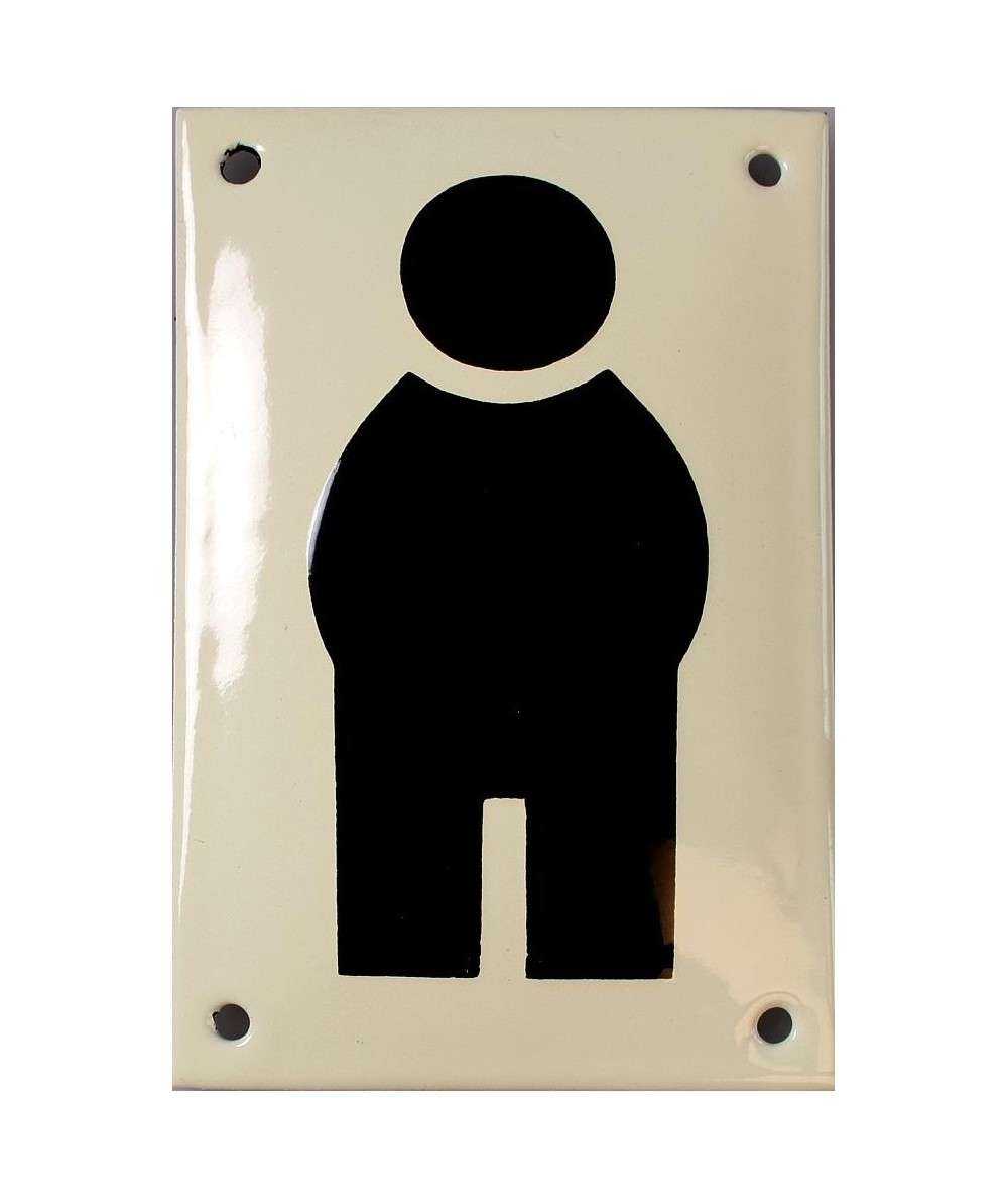 Mand 8 x 12 cm Emaljehuset